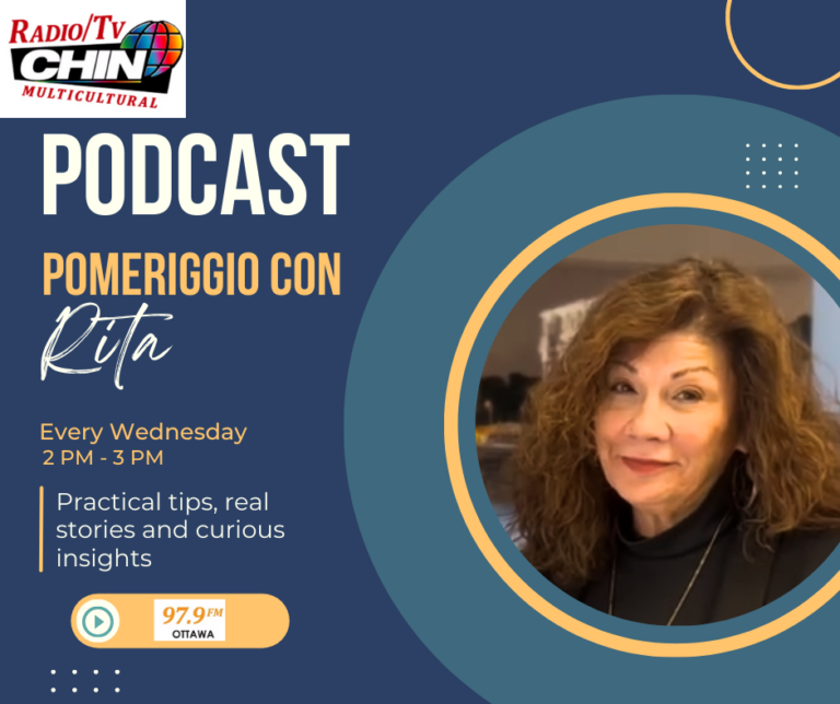 “Pomeriggio con Rita” — A New Voice for Stories, Culture, and Community on CHIN Radio